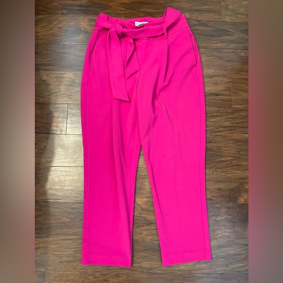 Cupcakes and Cashmere Pink Work Pants Size M - Picture 1 of 4